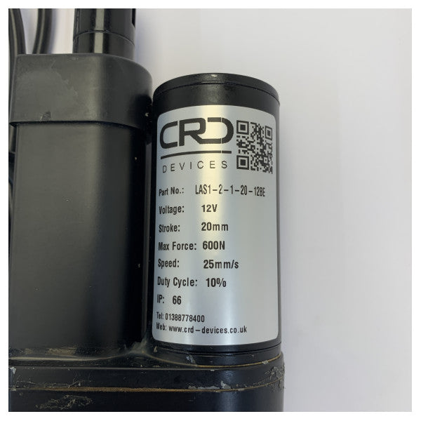 Lewmar B18399 12V Electric Linear Actuator -600N Force 135mm Stroke 