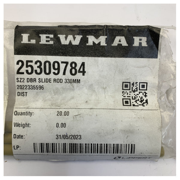 Lewmar 25309784 SZ2 DBR Slide Rod 330mm