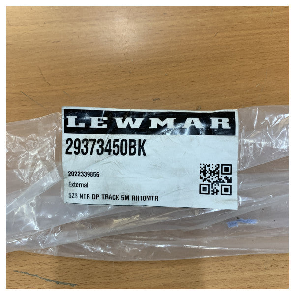 Lewmar Size 3 NTR DP rail courbe pré-percée 5 m x HR10M- 29373450BK 