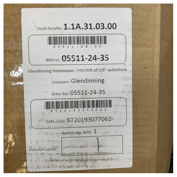 Glendinning Hosemaster 24V elektrischer Wasserschlauch-Aufroller 5/8 Zoll x 35 ft 05511-24-35 