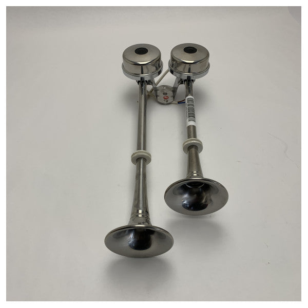 Двосторонній повітряний ріг Vetus H12D з нержавіючої сталі для човнів з низьким і високим тоном 12V 