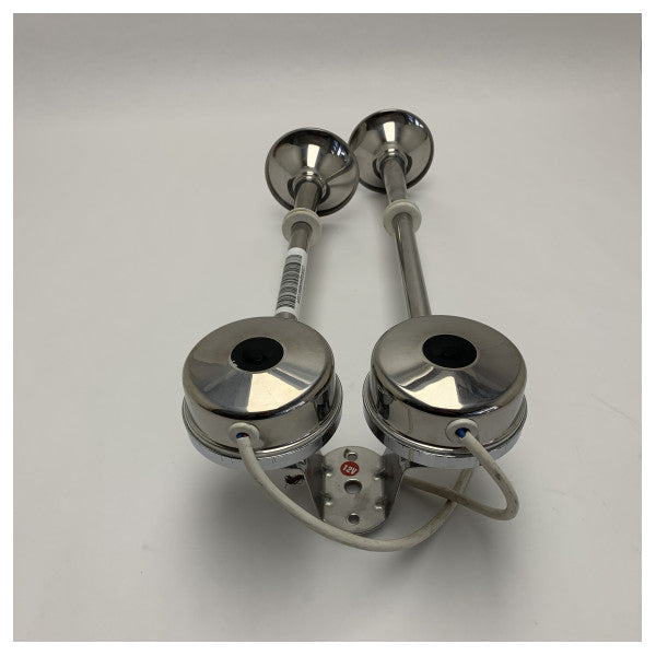 Двосторонній повітряний ріг Vetus H12D з нержавіючої сталі для човнів з низьким і високим тоном 12V 