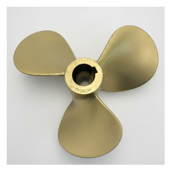 Michigan Propellers 3-blads messingpropell GL352 25x22 RH 45mm - 668410 