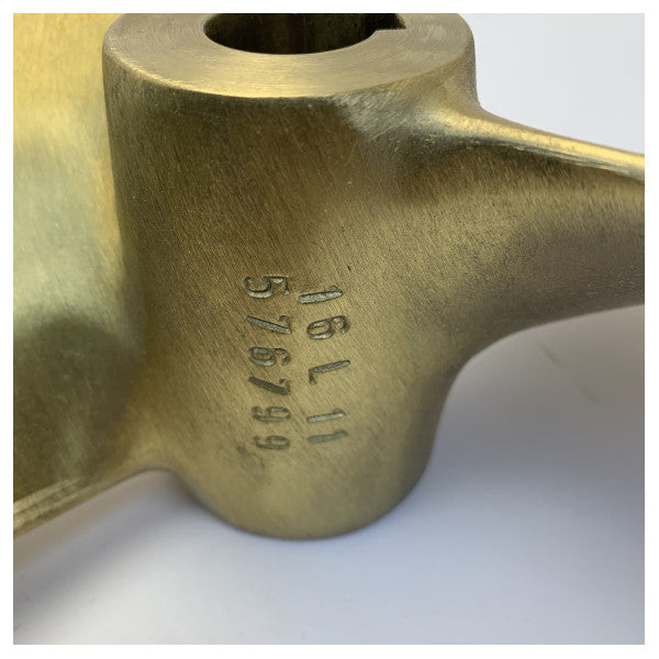 Michigan Propellers 2-bladet messingpropel GL352 16x11 RH 30 mm - 576799 