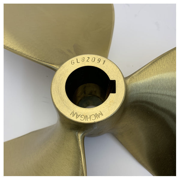 Michigan Propellers 3-blads propell i messing GL352 R25x20 RH45 - 668408 