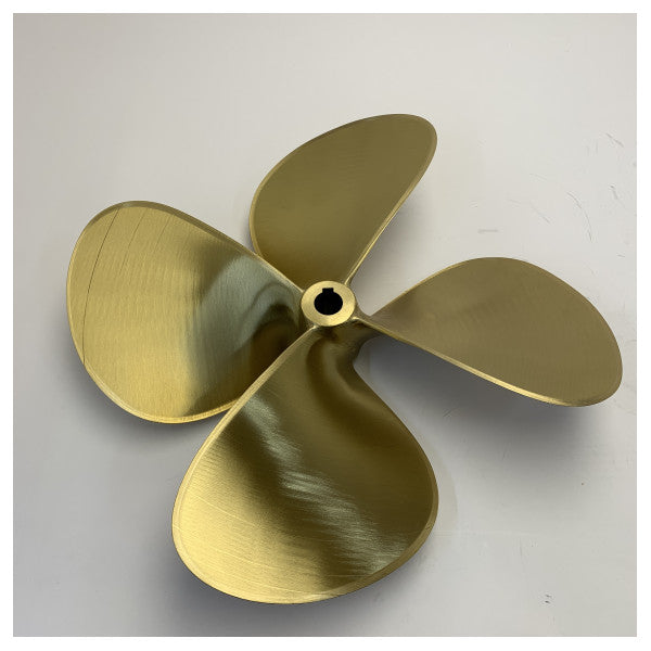 Michigan Propellers Hélice de latão de 4 pás GL469 20x17 LH 35mm - 860553 