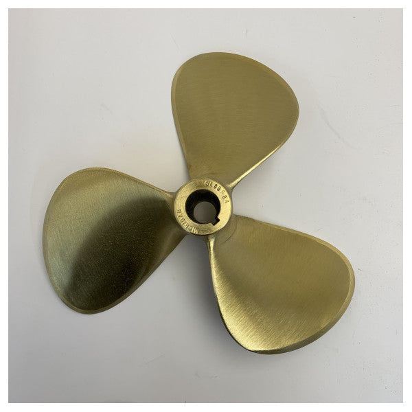 Michigan Propellers 3-Blatt Messingpropeller GL352 11x10 LH 25mm - 668943 