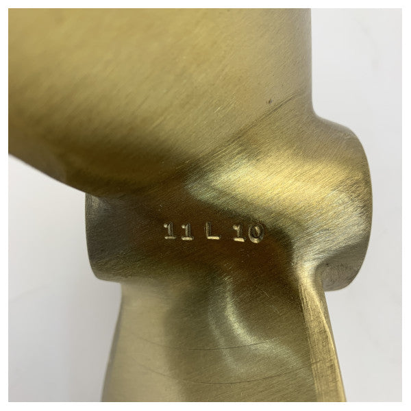 Michigan Propellers 3-Blatt Messingpropeller GL352 11x10 LH 25mm - 668943 