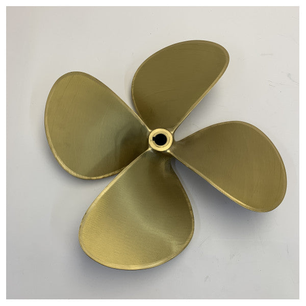Michigan Propellers 4-Blatt Messingpropeller GL469 15x12 LH 25 mm - 860043 