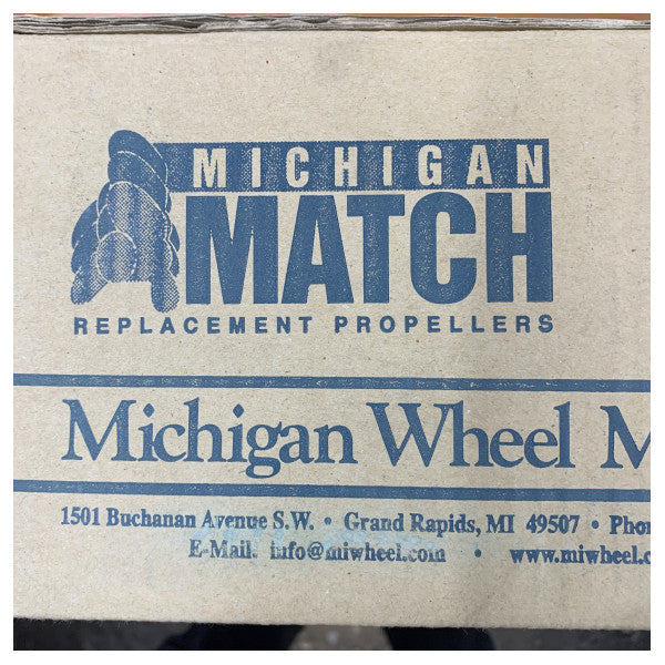 Michigan Match 3-Blatt Aluminium-Propeller für Boote 9 1/4x11 RH - 142206 