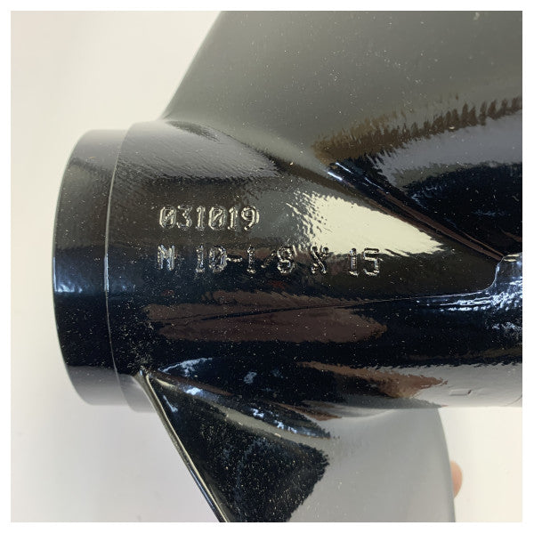 Michigan Match 3-Blatt-Aluminium-Bootspropeller 10 1/8 x 15 RH - 31019 