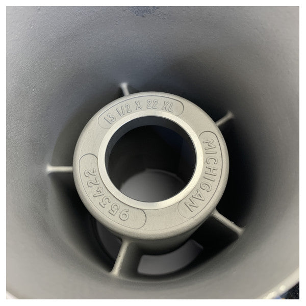 Michigan Ballistic 3-blads propell i rustfritt stål 13 1/2 x 22 RH - 953422 