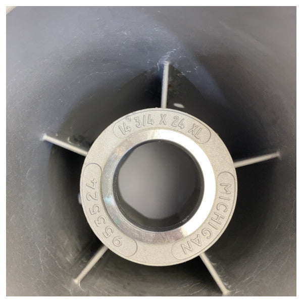 Michigan Ballistic 3 Pervaneli Paslanmaz Çelik Pervane 14 1/2 x 24 RH - 953524 
