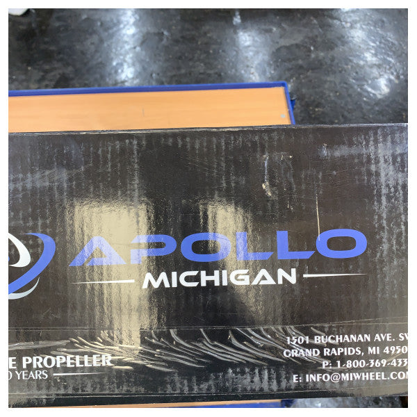 Michigan Apollo 3-bladet rustfri stålpropel 14 3/4 x 21 LH - 993035 