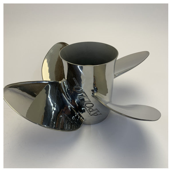 Michigan Apollo 4-Blade Stainless Steel Propeller 14 5/8 x 16 LH - 993213 