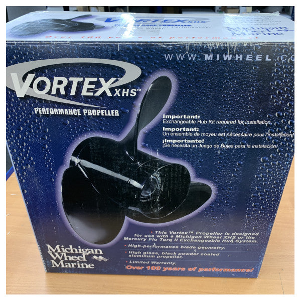 Michigan Vortex 3-bladet aluminiumpropel 14 x 10 RH - 992109 