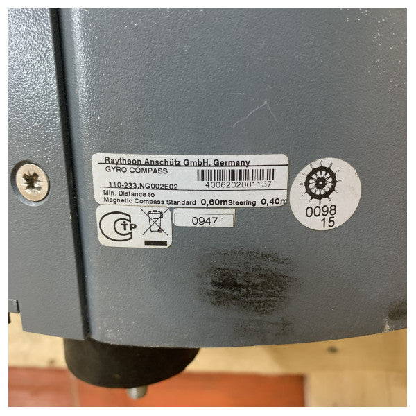 Compas gyroscopique Raytheon Anschutz STD-22 110-233.NG002E2 - D’occasion 