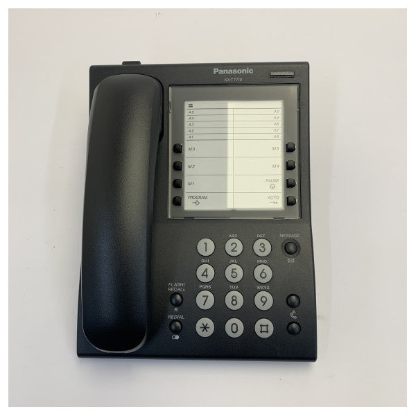 Panasonic KX-T7710NE-B kablet analog skrivebordstelefon 