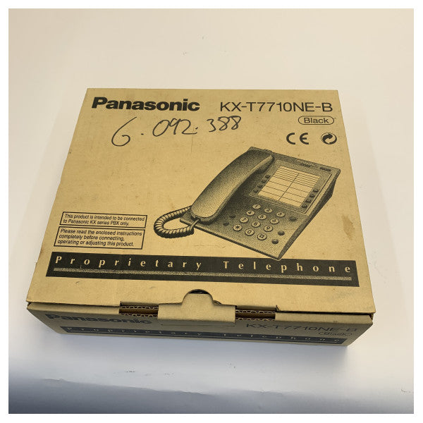 Panasonic KX-T7710NE-B kablet analog skrivebordstelefon 