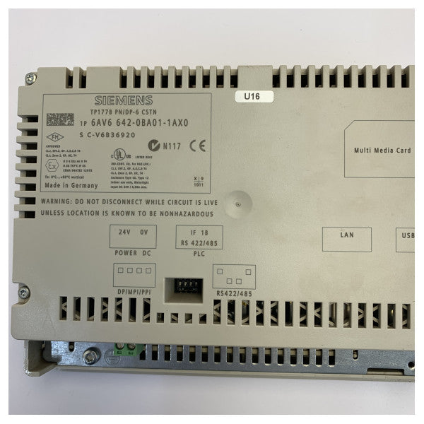 Siemens SIMATIC TP177B Touch Panel Industrie-Steuerung HMI - Gebraucht 