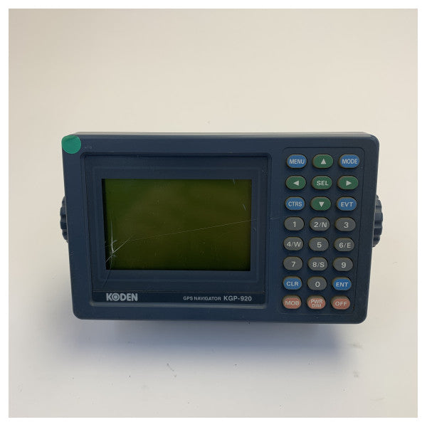 Koden KGP-920 GPS-Navigationsdisplay - gebraucht mit beschädigtem Bildschirm 