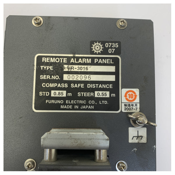 Furuno VR-3016 VDR Remote Alarm Panel - Used 