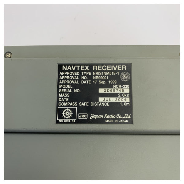 JRC NCR-330 Navtex Receiver Marine Electronics - Used