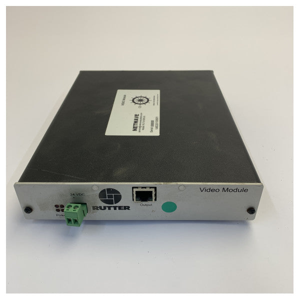 Netwave RUT-01005-EA Módulo de Vídeo VDR Marítimo Rutter 24V - Usado 