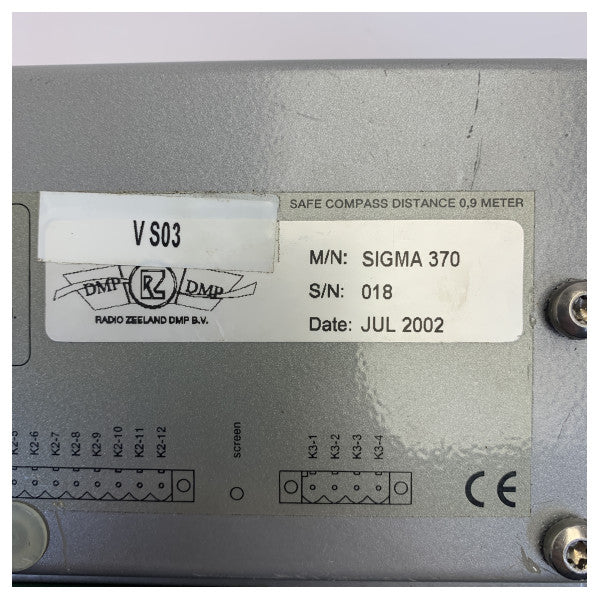 Radio Zeeland SIGMA-370 marinkompass navigationsdisplay - begagnad 
