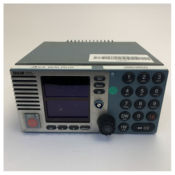 Rádio VHF DSC Marítimo Sailor RT5022-1 Comunicação Marítima Profissional - Usado 