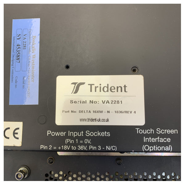 Trident DELTA16XW-N1836 16-Zoll-Marine-Display-Monitor - Gebraucht 