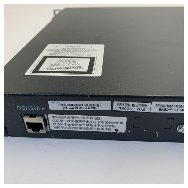 Cisco Catalyst WS-C2960-24LT 24-портов Ethernet мрежов суич - употребяван 