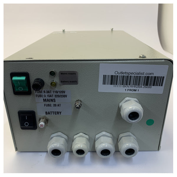 Radio Holland RHN20A-26000 marine strømforsyning og batterioplader - brugt 