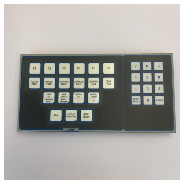 Praxis 98-6-020-004 Marine Control Panel Replacement Membrane Overlay - Begagnad 