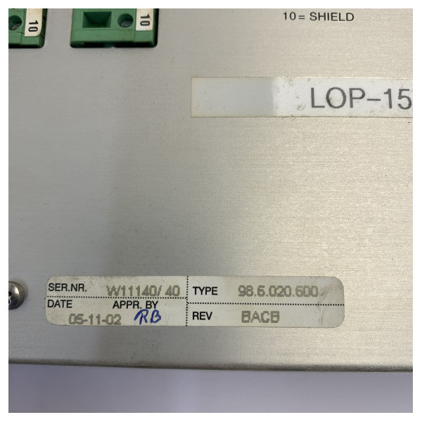 Praxis 98-6-020-600 Marine kontrollpanel - Begagnad 