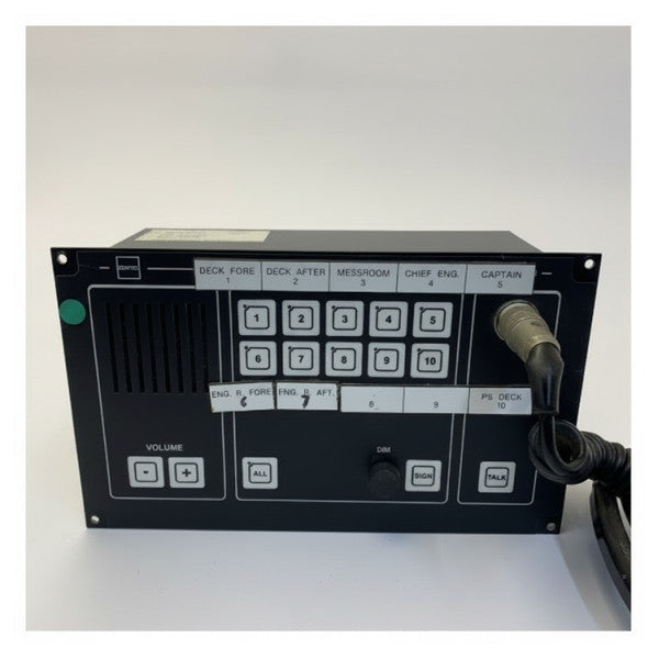 Zenitel ETB-10V5 Système d’interphone marin 10 lignes - Station de commande talkback - D’occasion 