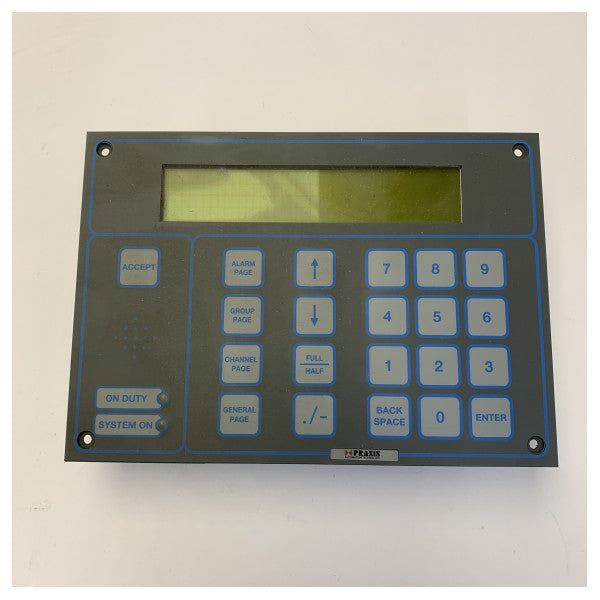 Praxis 98-6-021-600 Alarm Duty System Displaymodul - brugt 