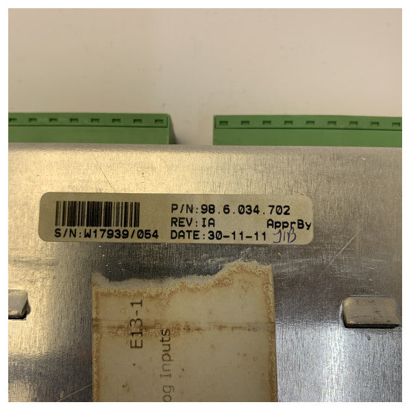 Praxis 98-6-034-702 Marine Automation Control System - Brukt 