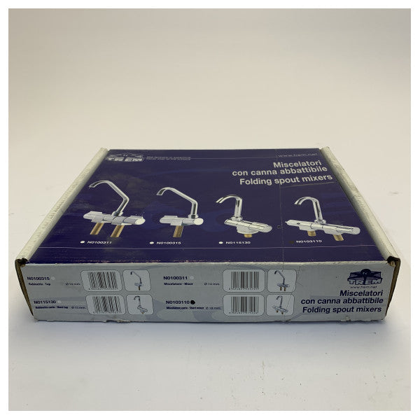 Trem Short Marine-Mischbatterie mit 18mm großem Auslauf - Yacht-Beschläge N0103110 