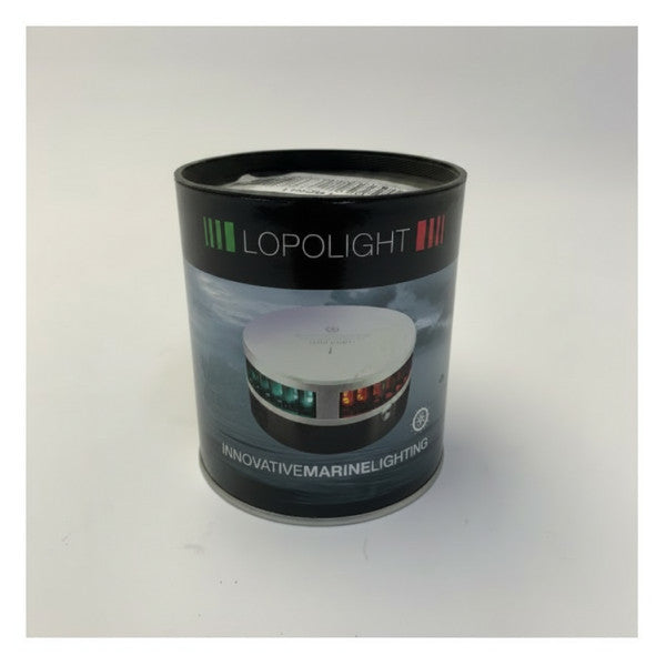 Lopolight 200-014 مصباح ملاحة LED بمدى 2 ميل بحري 360 أحمر 