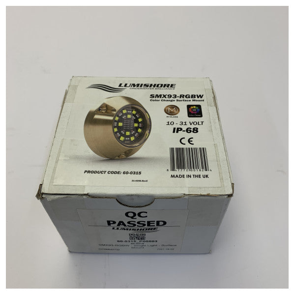 Lumishore SMX93 RGBW Marine Underwater Light - Surface Mount