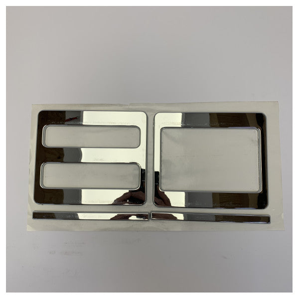 Emblema do iate Azimut AZ80 - Distintivo marítimo em ABS cromado - Novo 