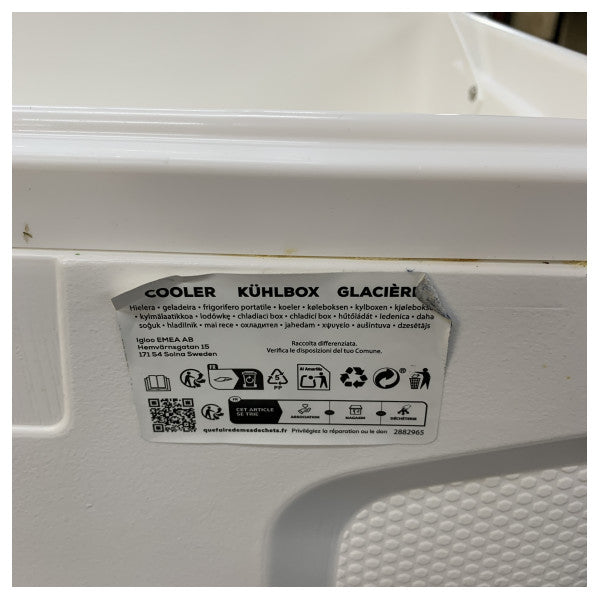 Igloo Marine Contour 150 køleboks 142 l stor maritim isbox hvid 