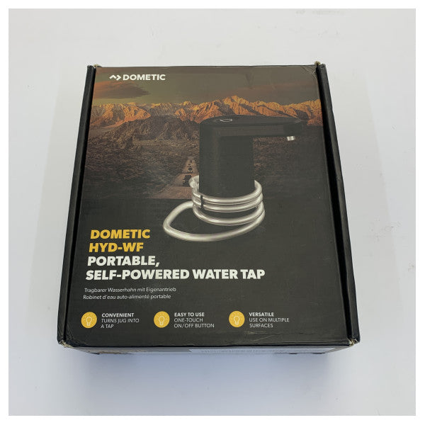 Dometic GO Hydration Robinet à eau portable auto-alimenté Slate Black 