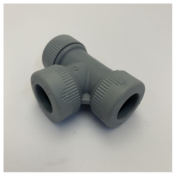 Raccord en T de plomberie marine TAR 22 mm - ABC-D-22-1 