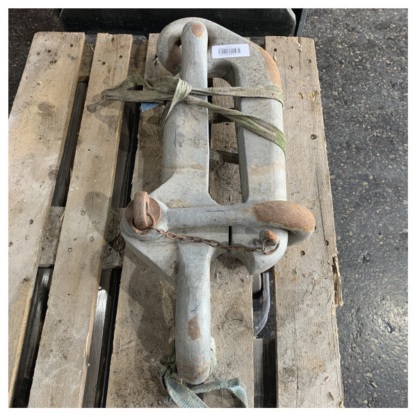 Âncora de iate sem cepo Sanguineti 125 KG High Hold em aço galvanizado 