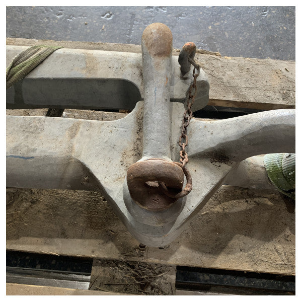 Âncora de iate sem cepo Sanguineti 125 KG High Hold em aço galvanizado 