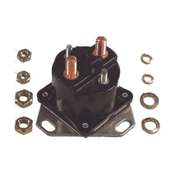 Sierra Marine 18-5801 OMC Solenoide Startter Switch Negro