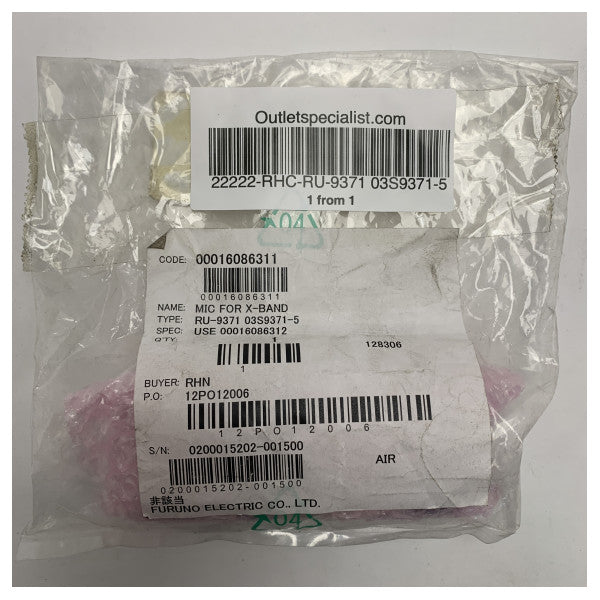 Furuno X-Band Radar Mic RU-9371 03S9371-5