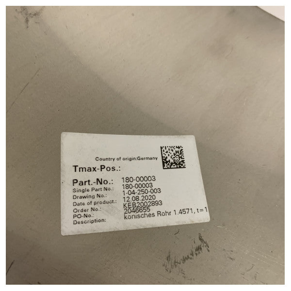 High-Quality 300mm Stainless Steel Marine Exhaust Coupling Resistant to Corrosion and Harsh Sea Conditions